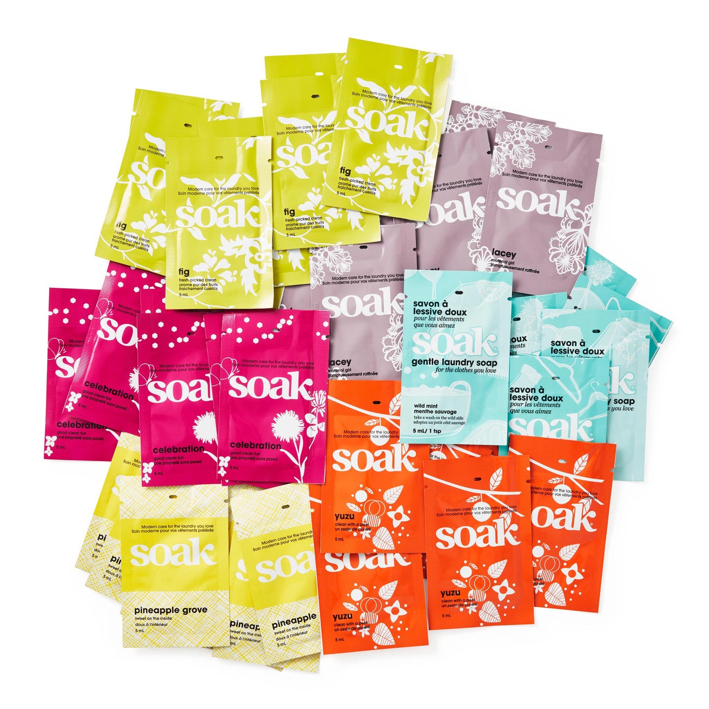 Soak Travel Size Laundry Soap Mini 5mL