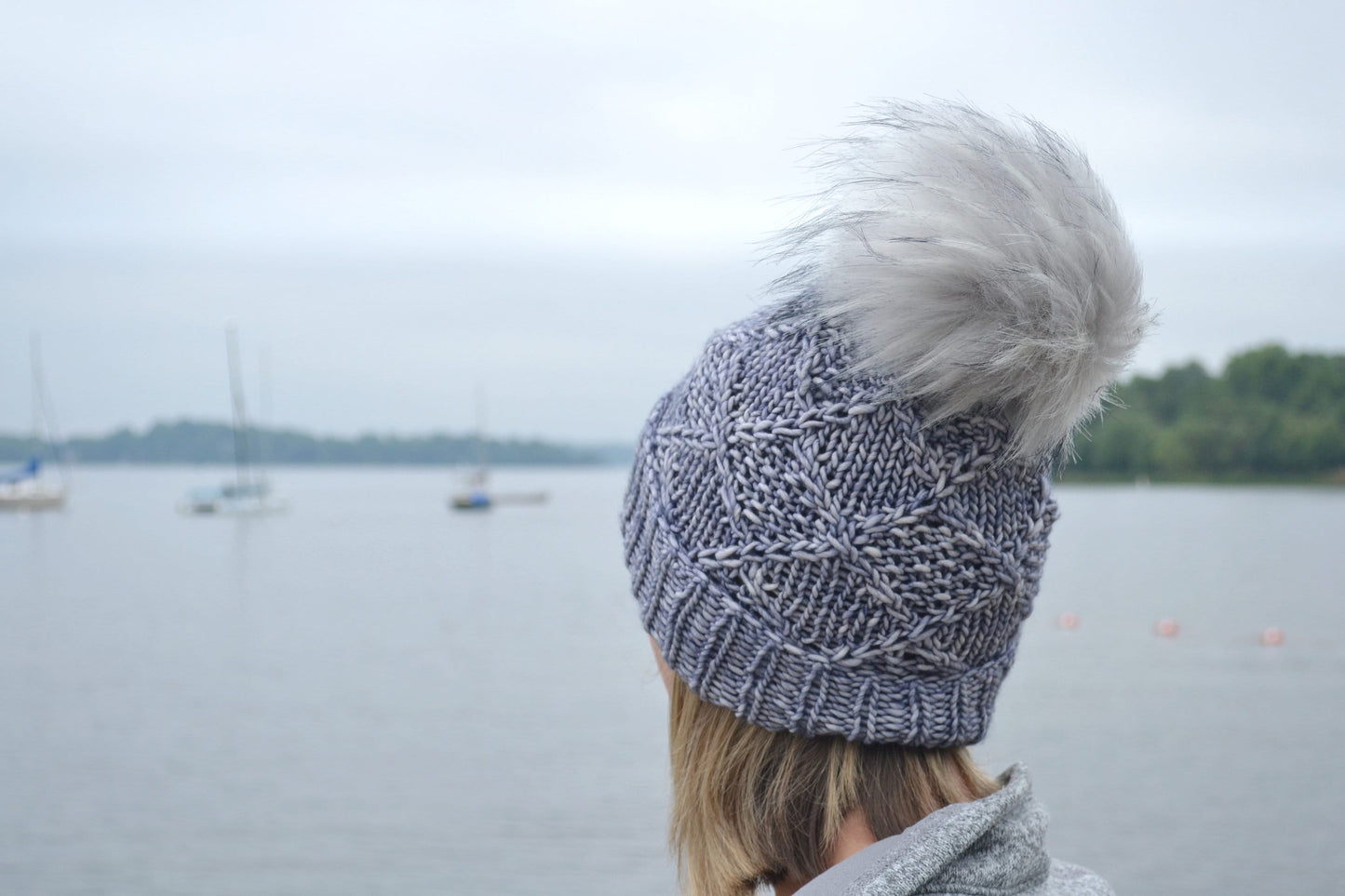 KNITTING PATTERN: North Loop Beanie | Cable Knit Hat Pattern | Bulky Yarn Knitting Pattern