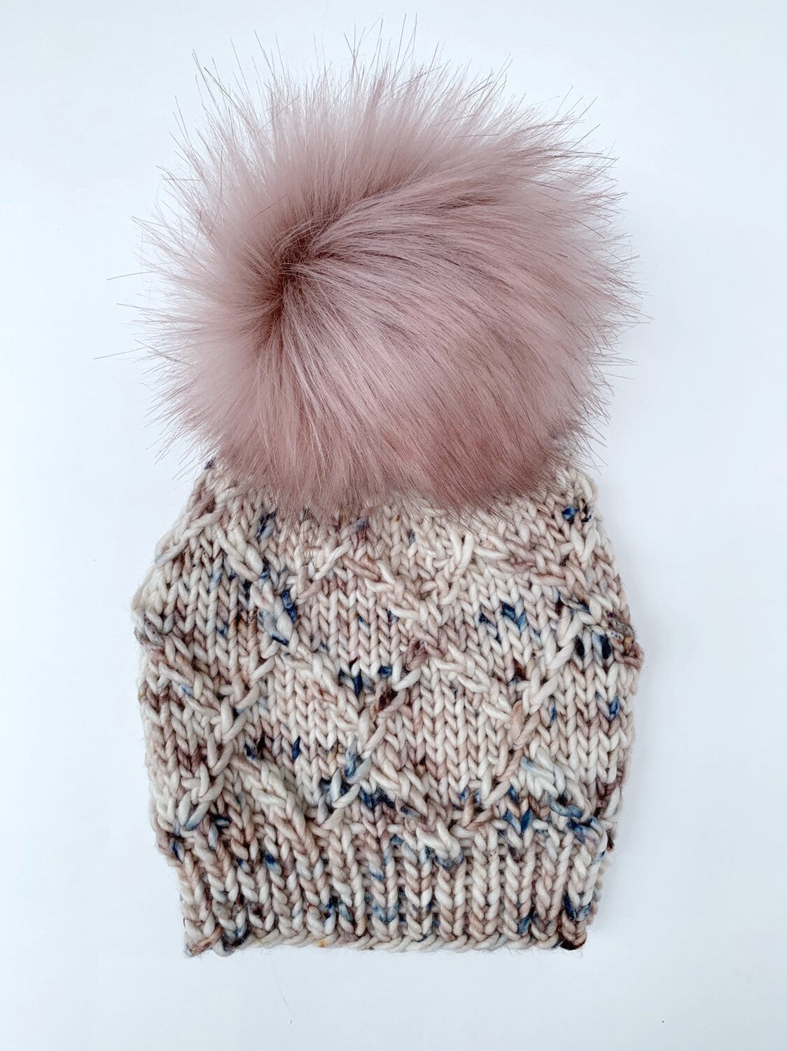 KNITTING PATTERN: Honeysuckle Hat | Cable Knit Hat Pattern | Super Bulky and Bulky Yarn Knitting Pattern
