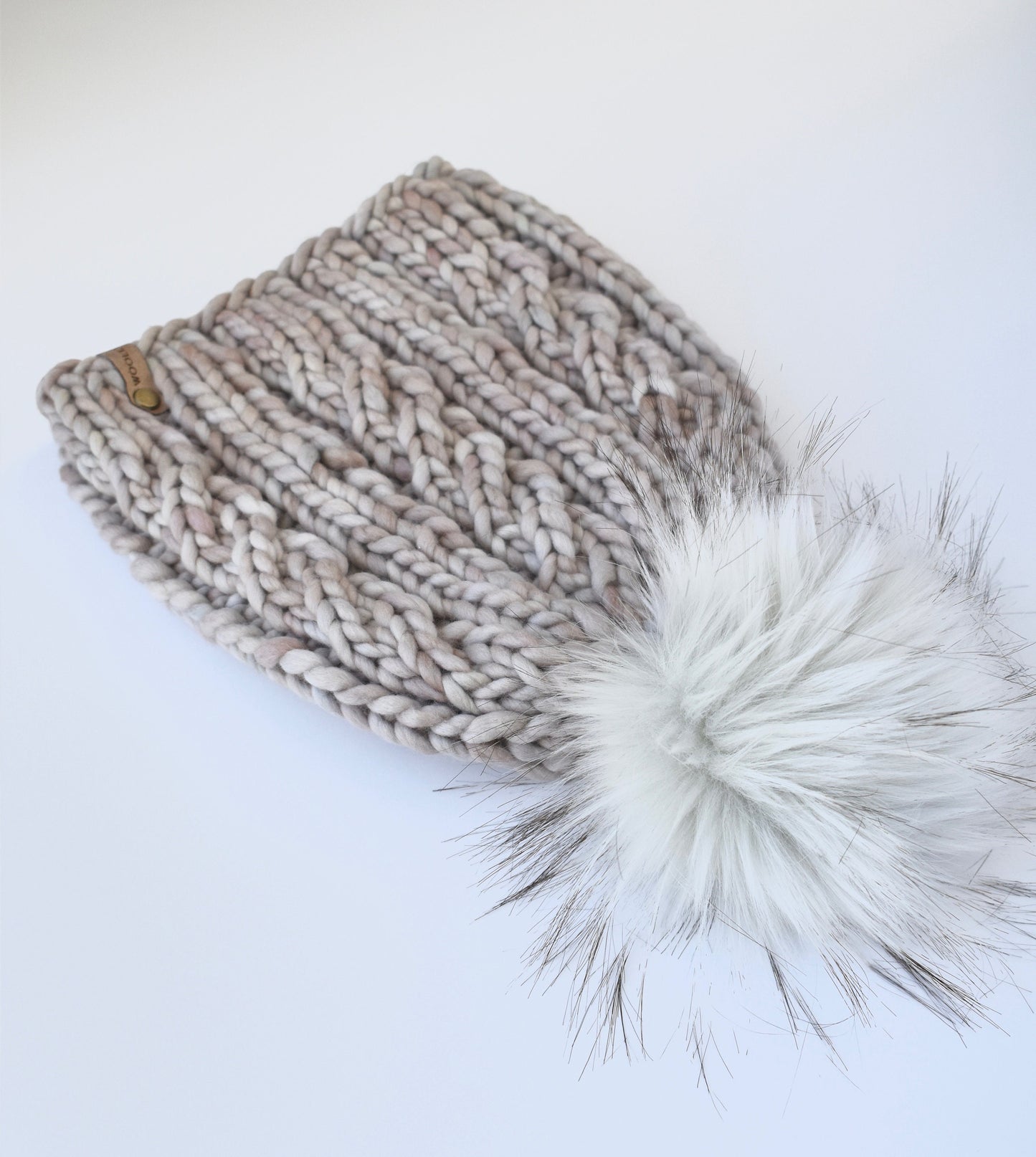 KNITTING PATTERN: Spindrift Beanie | Cable Knit Hat Pattern | Easy Super Bulky and Bulky Yarn Knitting Pattern