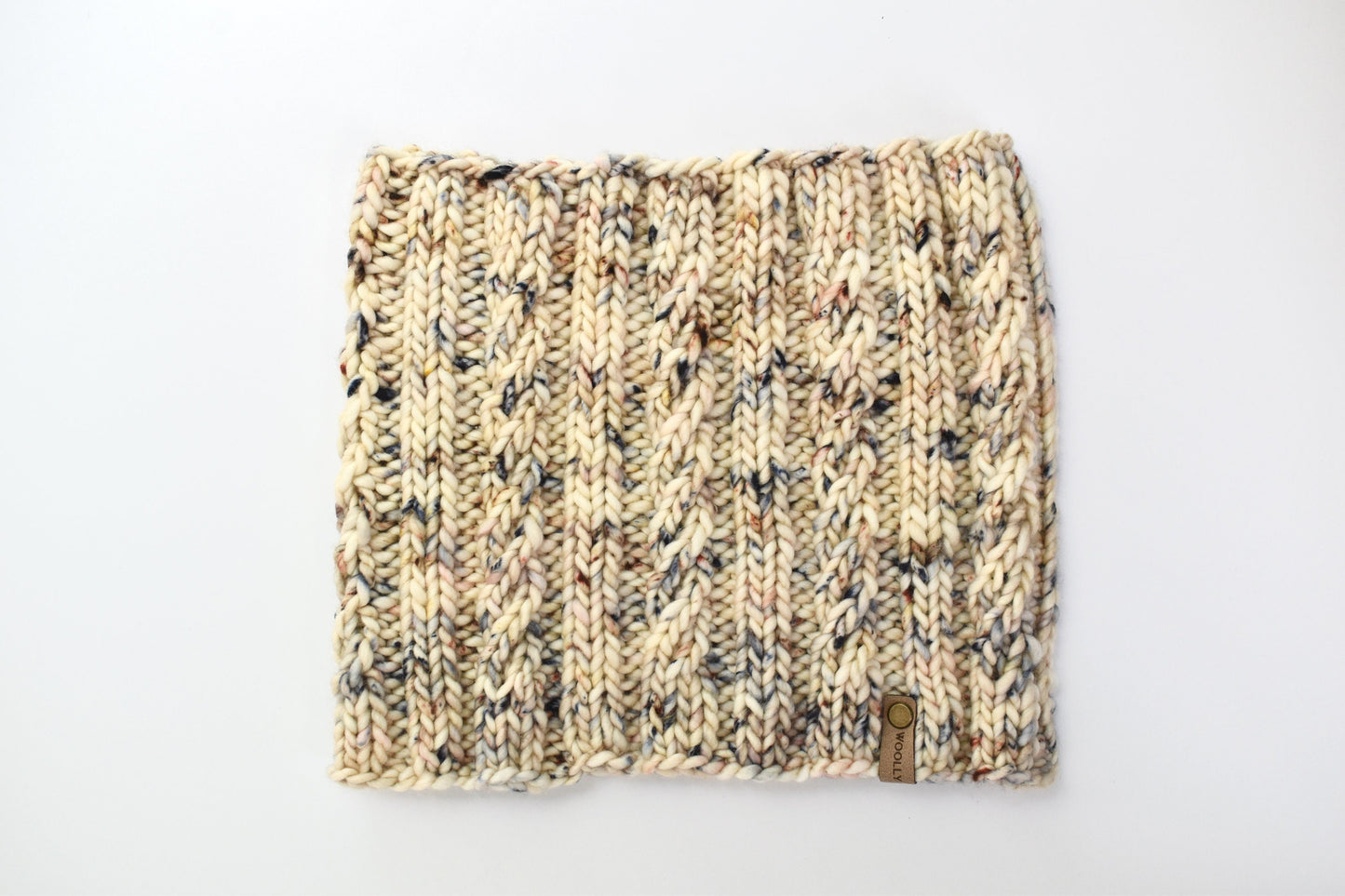 KNITTING PATTERN: Spindrift Cowl | Cable Knit Cowl Pattern | Easy Super Bulky and Bulky Yarn Knitting Pattern