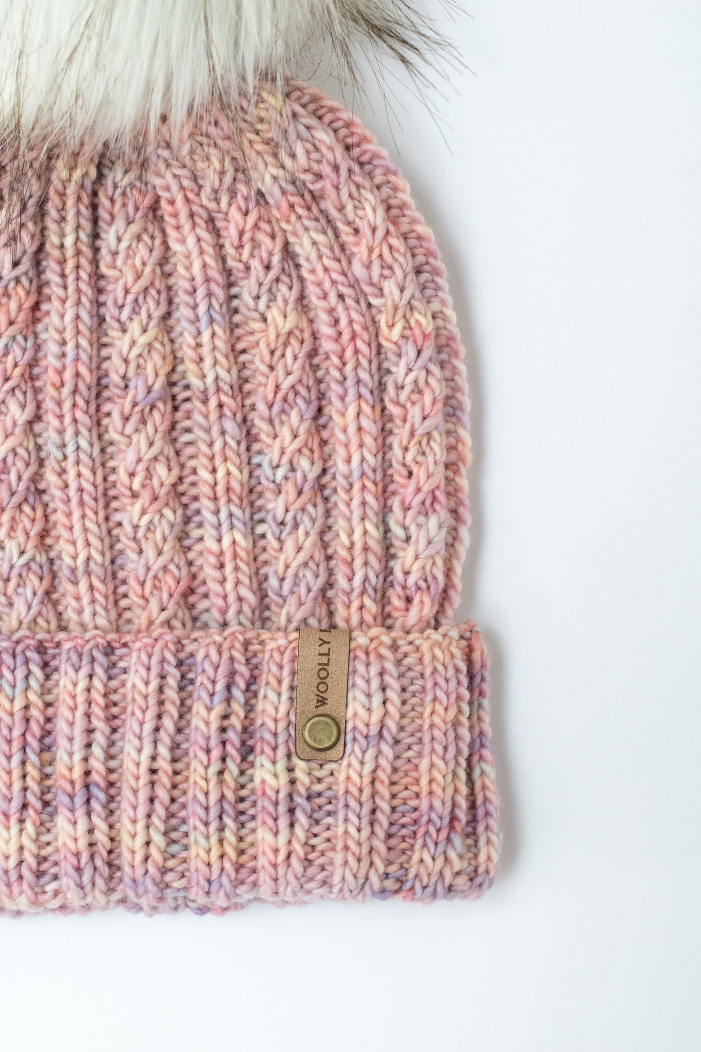 KNITTING PATTERN: Seaspray Beanie | Cable Knit Hat Pattern | Easy Worsted Weight Yarn Hat Knitting Pattern
