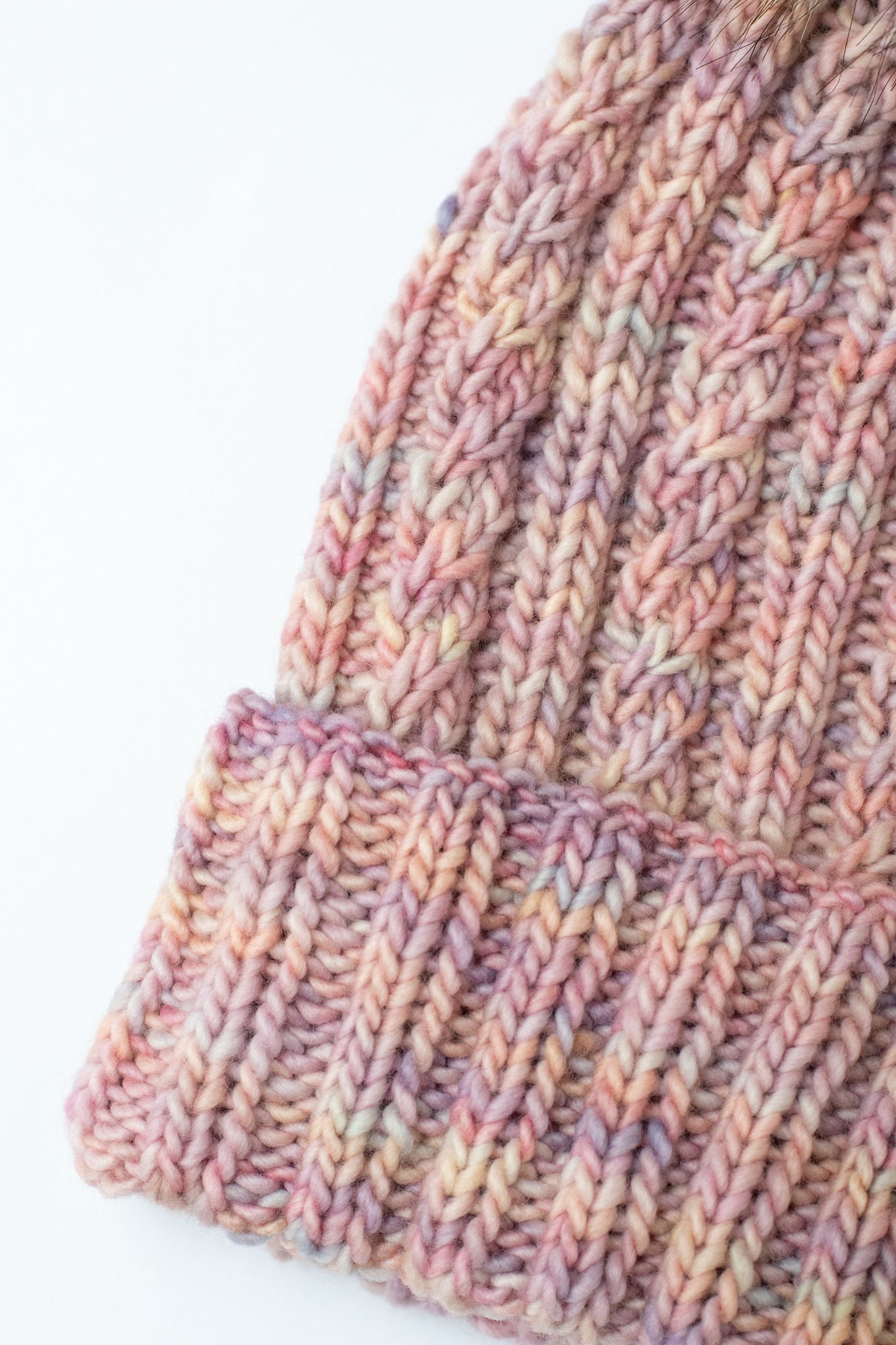 KNITTING PATTERN: Seaspray Beanie | Cable Knit Hat Pattern | Easy Worsted Weight Yarn Hat Knitting Pattern