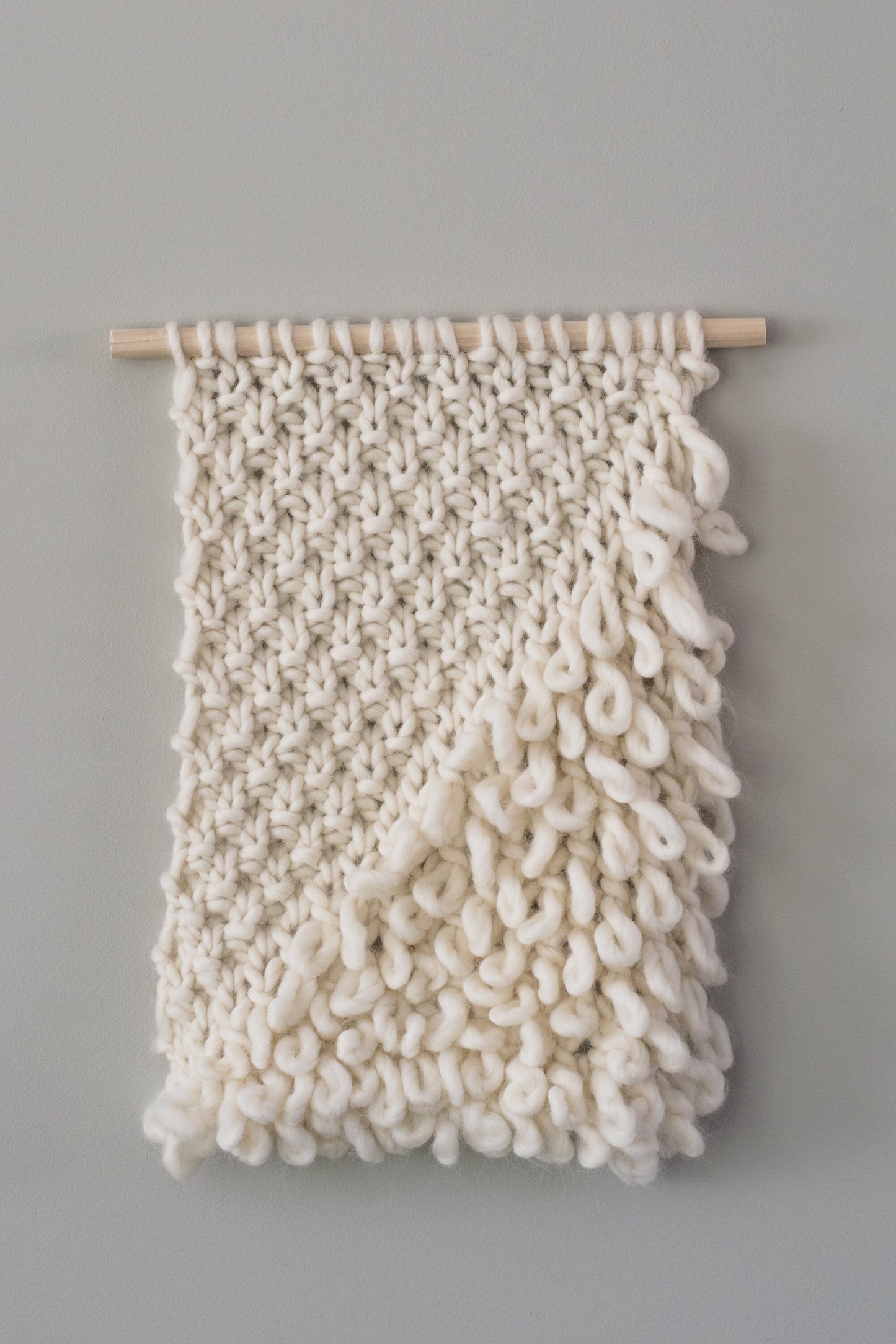KNITTING PATTERN: Scandia Wall Hanging | Knit Wall Hanging Pattern | Boho Knit Wall Hanging Pattern | Easy Home Decor Knitting Pattern