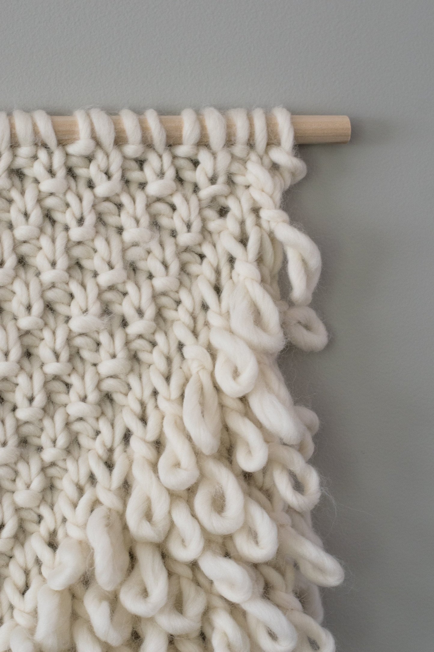 KNITTING PATTERN: Scandia Wall Hanging | Knit Wall Hanging Pattern | Boho Knit Wall Hanging Pattern | Easy Home Decor Knitting Pattern