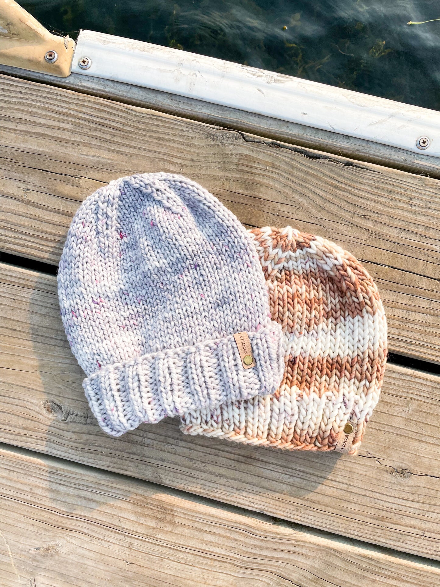 KNITTING PATTERN: Bulky Birchwood Beanie | Easy Knit Hat Pattern | Easy Bulky Weight Yarn Hat Knitting Pattern