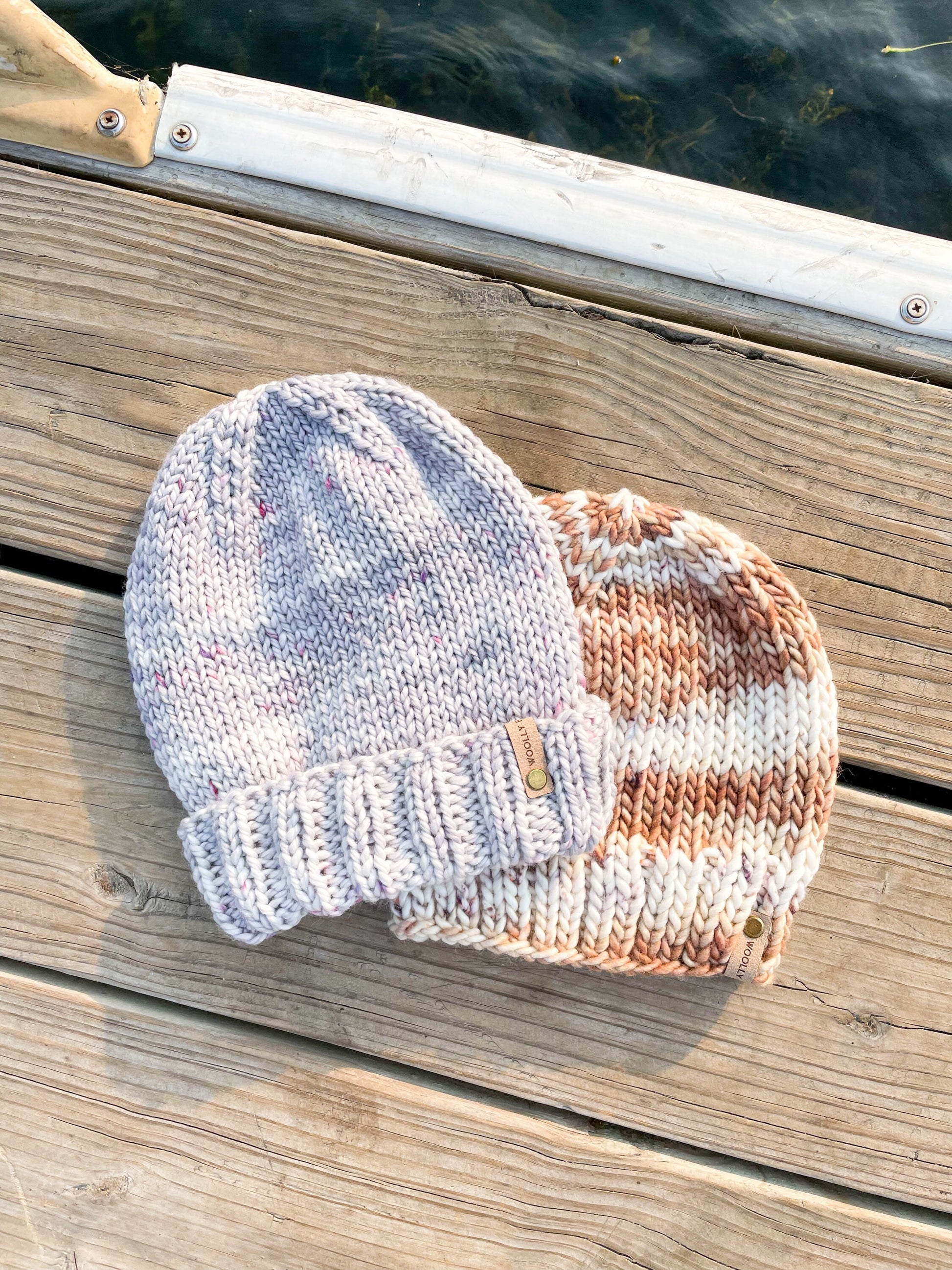 KNITTING PATTERN: Bulky Birchwood Beanie | Easy Knit Hat Pattern | Easy Bulky Weight Yarn Hat Knitting Pattern