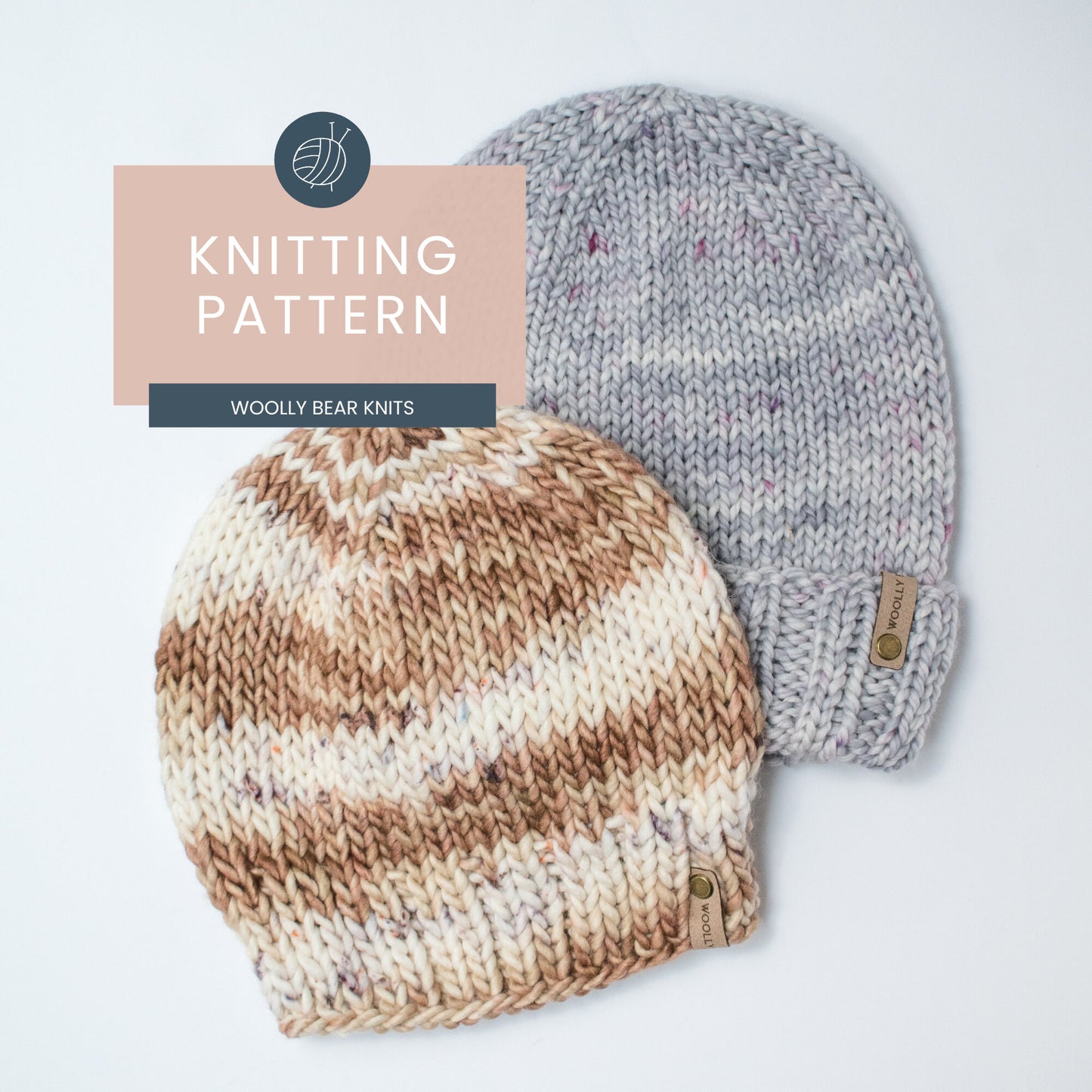KNITTING PATTERN: Bulky Birchwood Beanie | Easy Knit Hat Pattern | Easy Bulky Weight Yarn Hat Knitting Pattern