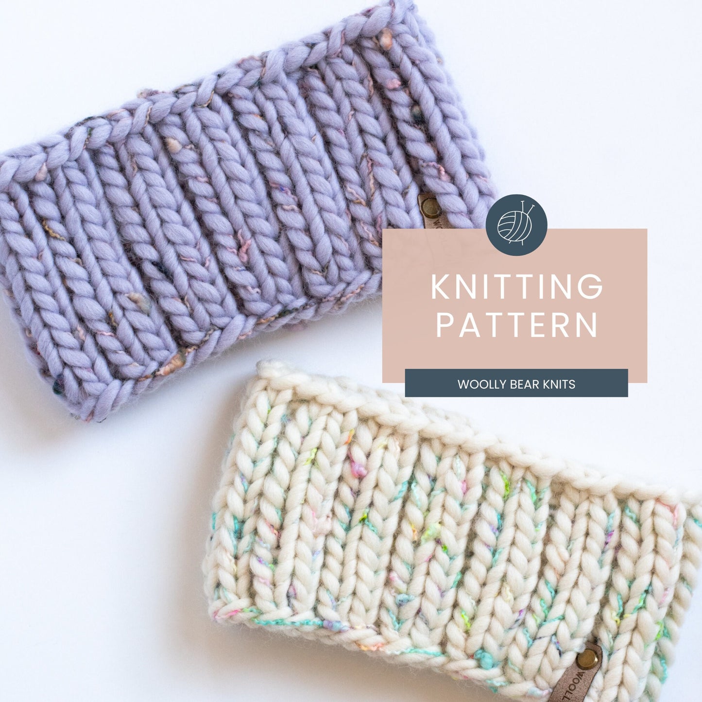 KNITTING PATTERN: Wildwood Headband, Easy Ribbed Knit Headband/Earwarmer Knitting Pattern for Super Bulky Yarn