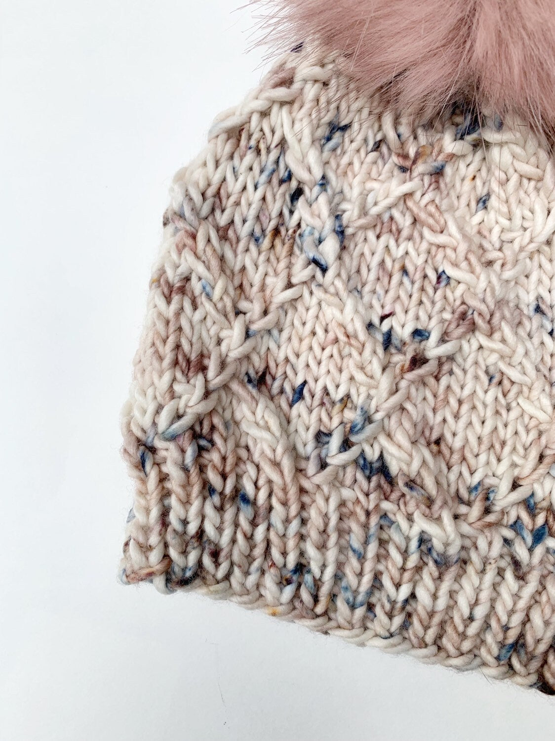 KNITTING PATTERN: Honeysuckle Hat | Cable Knit Hat Pattern | Super Bulky and Bulky Yarn Knitting Pattern