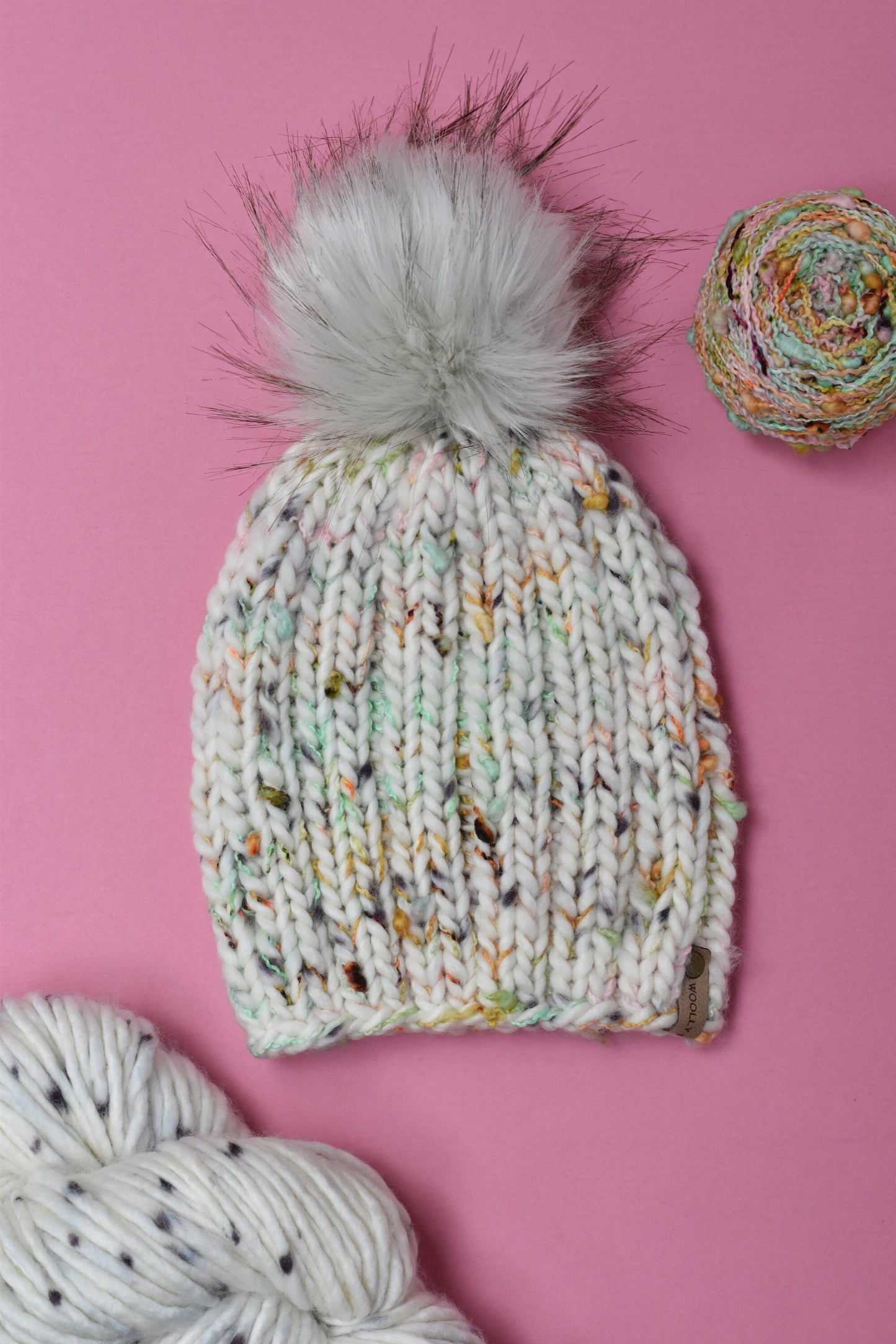 KNITTING PATTERN: Loppet Beanie | Easy Super Bulky Knit Hat Pattern | Slub Yarn Knitting Pattern