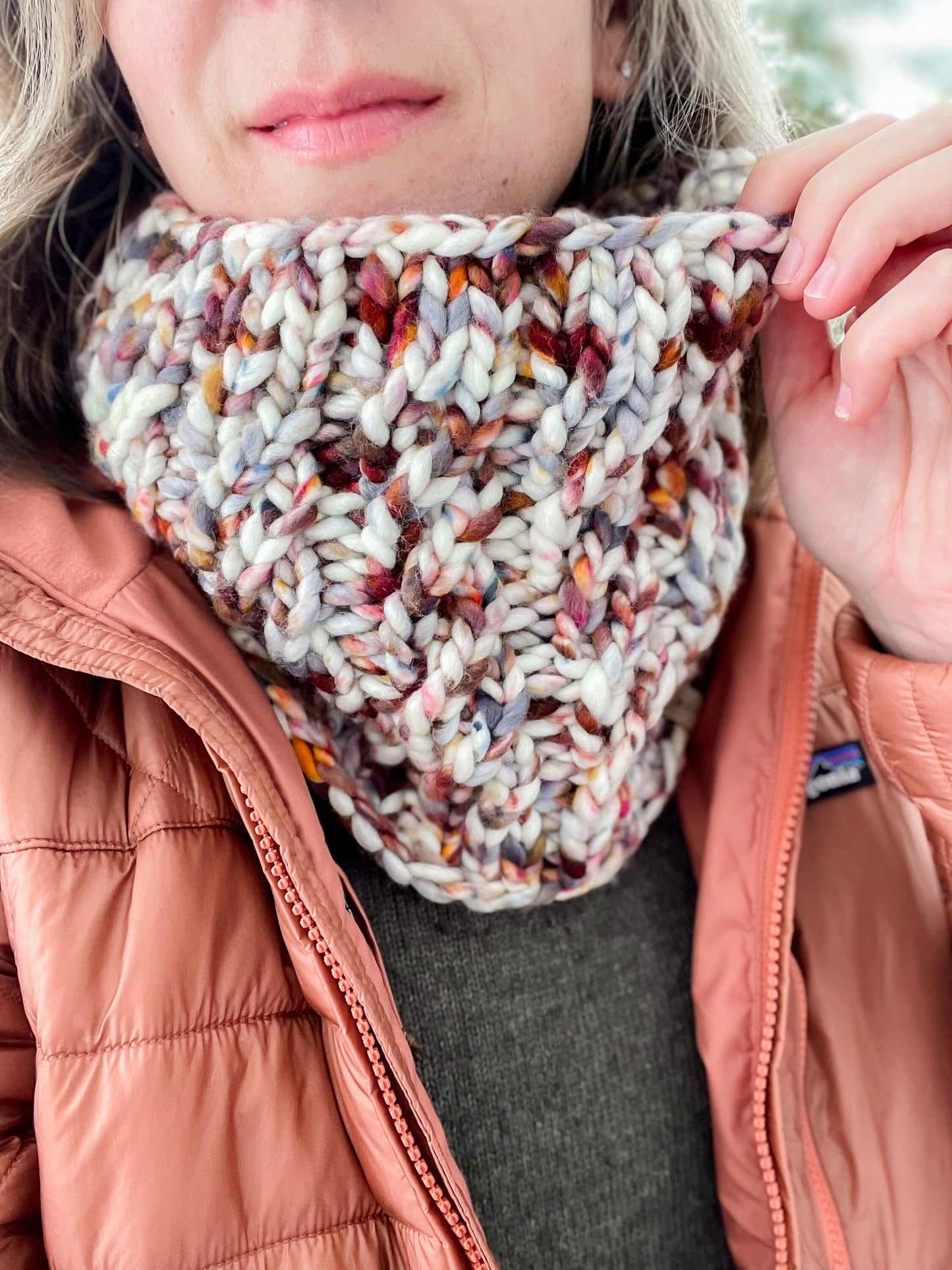 KNITTING PATTERN: Spinnaker Cowl | Cable Knit Cowl Pattern | Easy Super Bulky Yarn