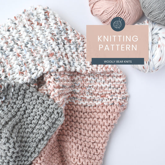 KNITTING PATTERN: Seachange Baby Blanket Pattern | Knit Baby Blanket Pattern