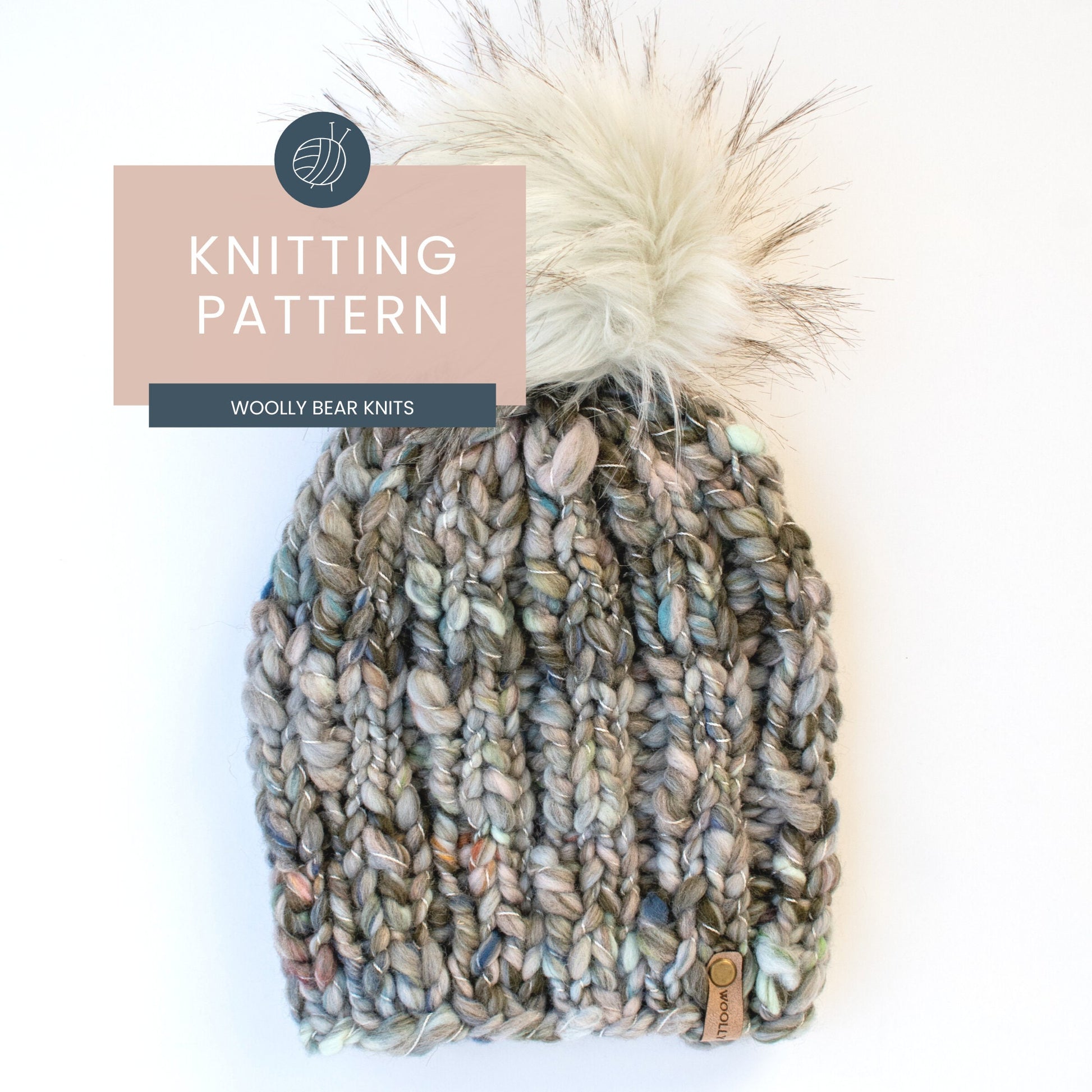 KNITTING PATTERN: Lakeaires Toque | Easy Super Bulky Yarn Hat Knitting Pattern