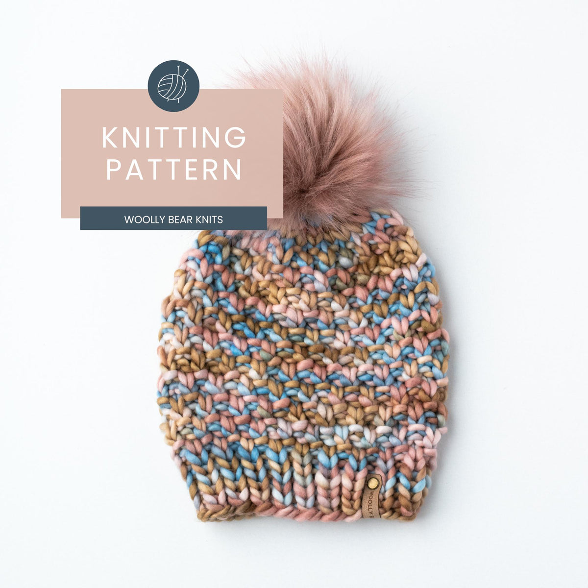 KNITTING PATTERN: Adrift Beanie Pattern; Hat Knitting Pattern, Super Bulky Knitting Pattern, Easy Knitting Pattern