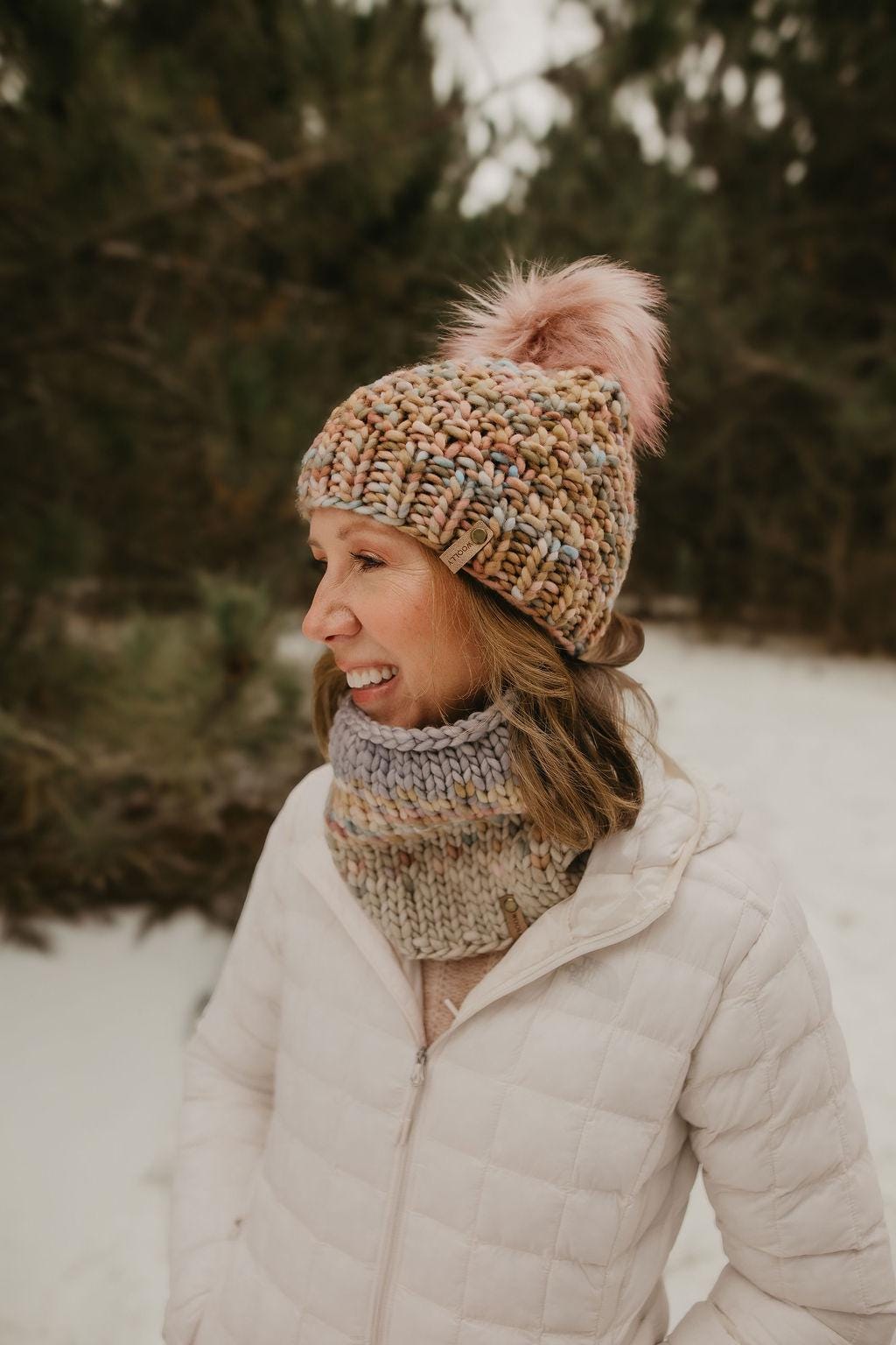 KNITTING PATTERN: Adrift Beanie Pattern; Hat Knitting Pattern, Super Bulky Knitting Pattern, Easy Knitting Pattern